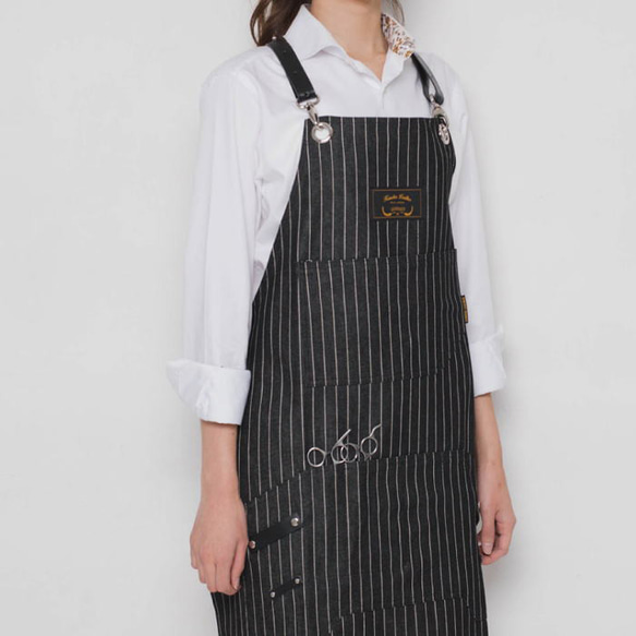 理容 美容エプロン 職人 シザーエプロン 作業エプロン デニムエプロン レザーエプロン かっこいい ショップエプロン ア 
