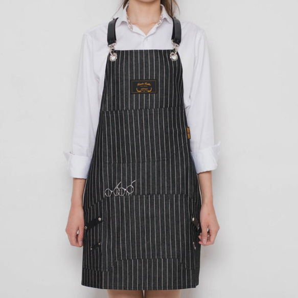 理容 美容エプロン 職人 シザーエプロン 作業エプロン デニムエプロン レザーエプロン かっこいい ショップエプロン ア 