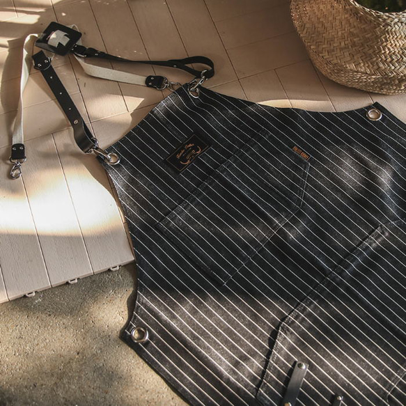 理容 美容エプロン 職人 シザーエプロン 作業エプロン デニムエプロン レザーエプロン かっこいい ショップエプロン ア 