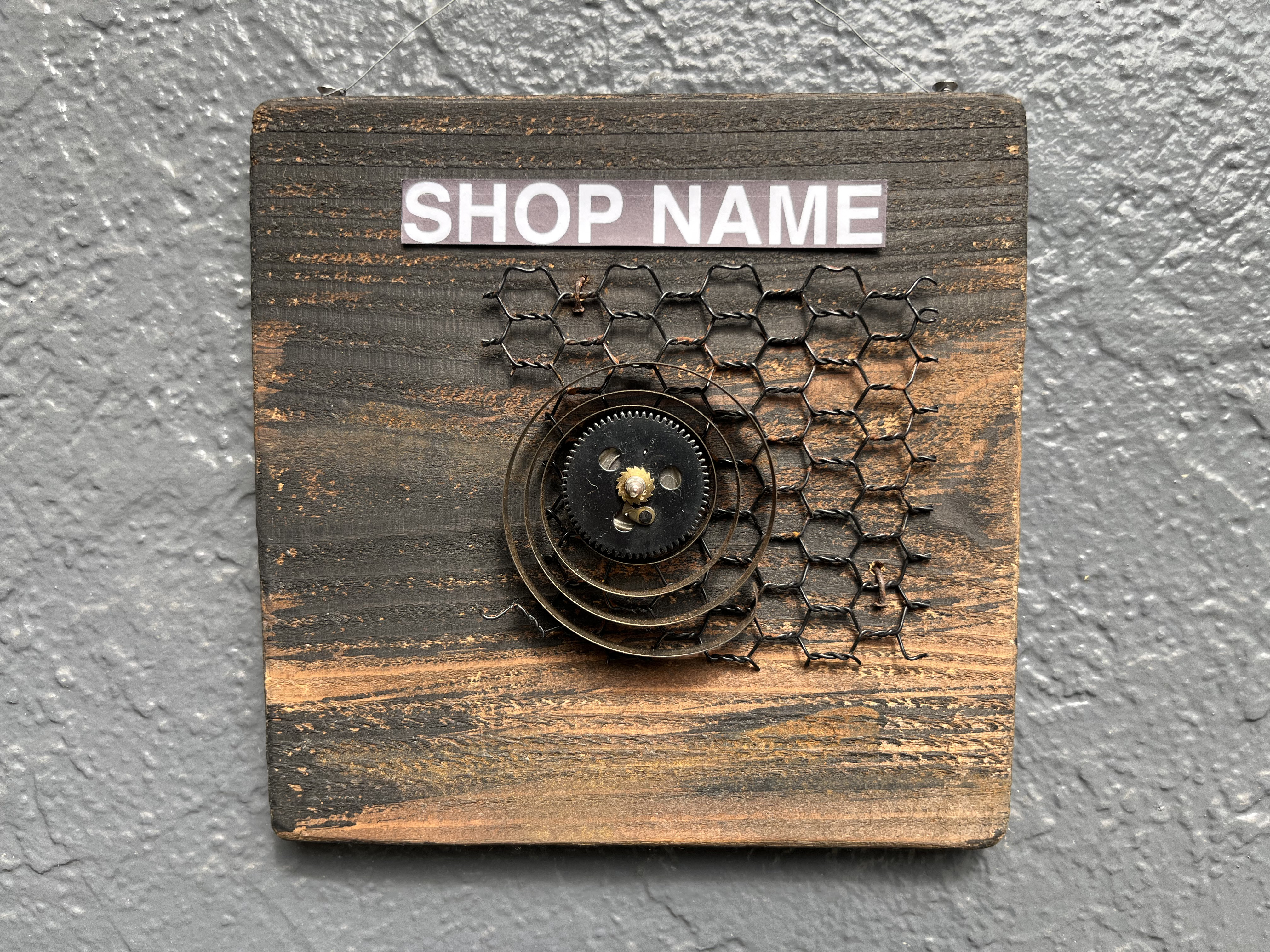 オリジナルネーム入り店舗プレート　SP-001