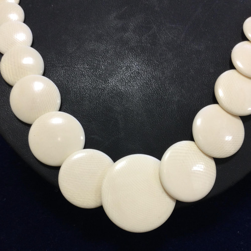 象牙調 ネックレス9本 297g ☆本象牙ネックレス A-31 ※ ネックレス