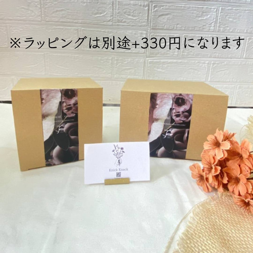 キャンドル】ボタニカルキャンドル1個入り（Aqua/青） キャンドル