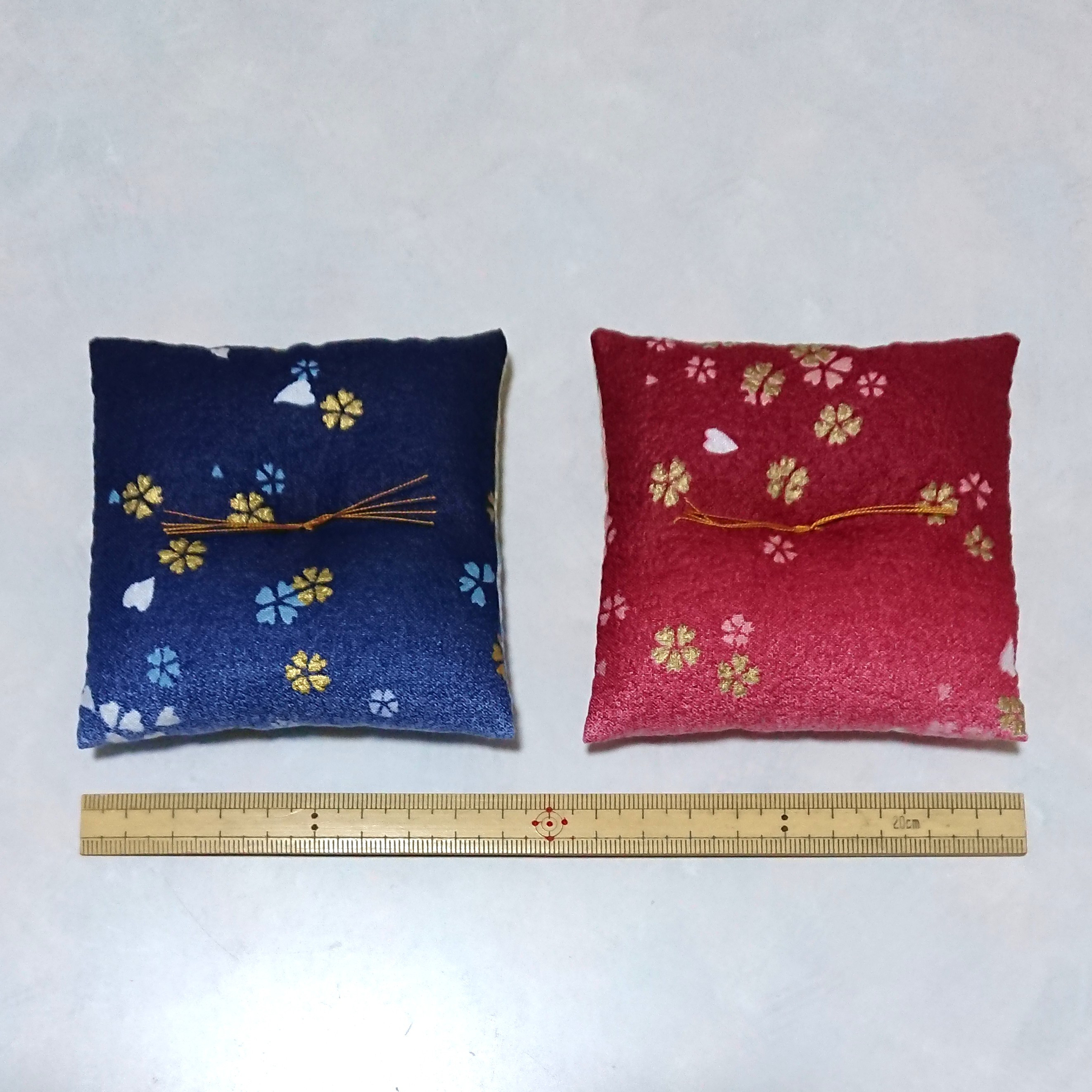 置物用 オーダー分 ハンドメイド 【だいふく様】ミニ座布団 ミニチュア