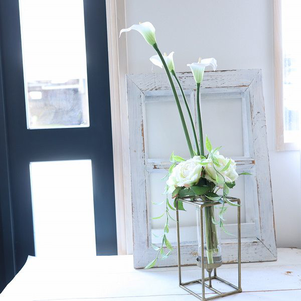 カラー　オールドローズ　マジカルウォーター　インテリア　ギフト アンティーク風花器　149