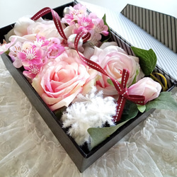 布花　染め花アートフラワー　ハンドメイド　アンティーク風　７点セットまとめ売り 布花 染め花アートフラワー ハンドメイド アンティーク風 7点