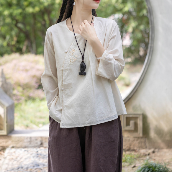 SHE Tokyo Hanna タック シャツ ブラウス 白 KOEISTORE ブラウス レディース 秋 冬 秋冬 白 シャツ ブラウス