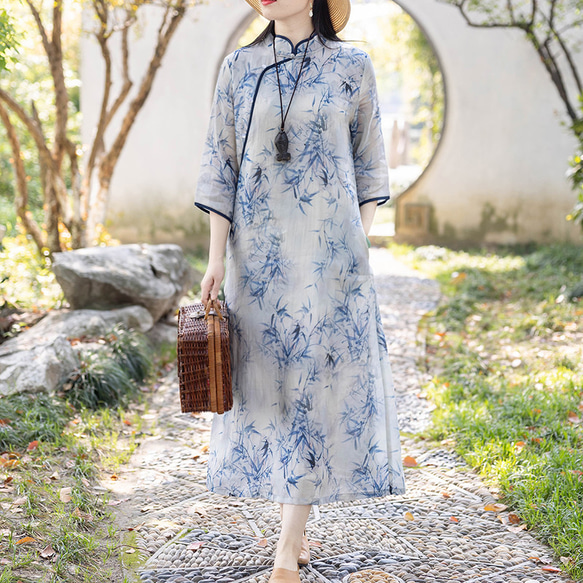 専用マッキントッシュロンドン リネン100%ロングシャツ ワンピース 長袖 美品】マッキントッシュロンドン リネン100%ロングシャツ