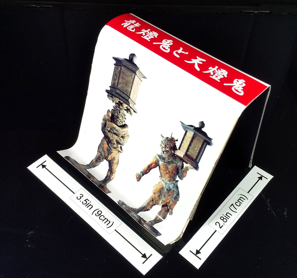 Smartphone stand with "Ryuutouki Tentouki"  スマホスタンド「龍燈鬼と天燈鬼」 3枚目の画像