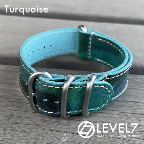 ラグ幅：20/22/24/26MM対応 日本製 イタリアンレザー ZULU/NATOベルト