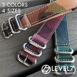 Poiray♪ポアレ時計ベルト〜爽やかな若草色地にコットンレースとビーズ