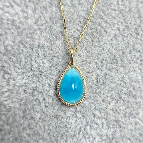 【話題:水中OK:色あせなし】AVARIA Gemstone ネックレス anq.】SV925・レインボームーンストーン/カーネリアン