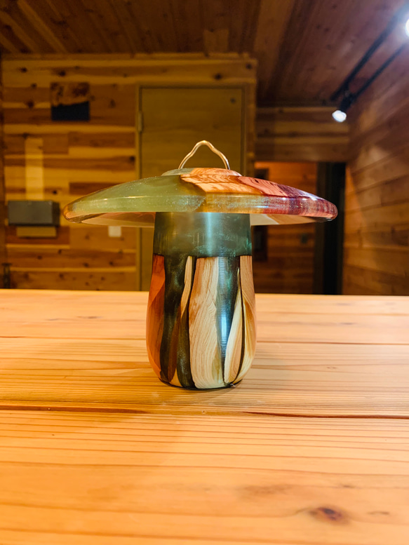 アウトレット販売品 ゴールゼロ用ウッドレジンシェード（蓄光仕様