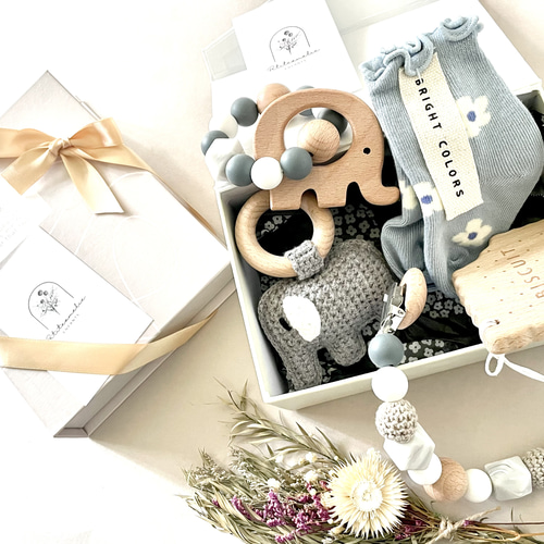 無料ラッピング⭐︎出産祝い⭐︎ベビーギフトセット ハンドメイド歯