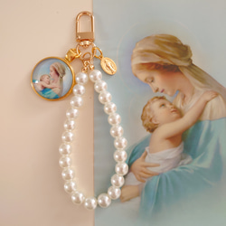 LUNA SEA J マリア像ロザリオホルダー白　アクセサリーホルダー LUNA SEA J マリア像ロザリオホルダー白 アクセサリーホルダー LUNA