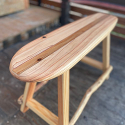 受注生産】毎日の暮らしにサーフテイストをプラス、ロングボードベンチ