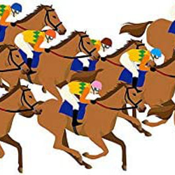 競馬の騎手とサラブレットのイラストのマグカップ：フォトマグ（馬シリーズ） 6枚目の画像