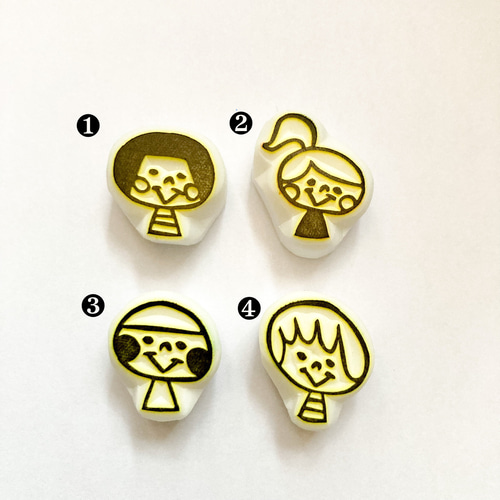 消しゴムはんこ ちびっ子お名前はんこ はんこ・スタンプ N#craft 通販