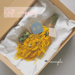 【母の日フラワー2023】ユーカリ&ミモザのスワッグ〜稀少花材ルナリアを添えて〜 17枚目の画像
