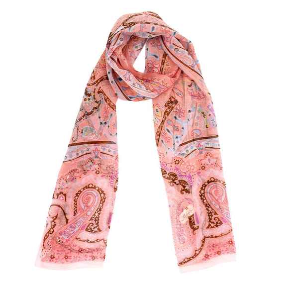 洗えるシルクスカーフ＞【Marcaオリジナル】ペルシャロング(U22