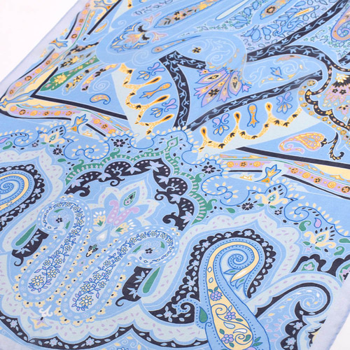 洗えるシルクスカーフ＞【Marcaオリジナル】ペルシャロング(U22-084L