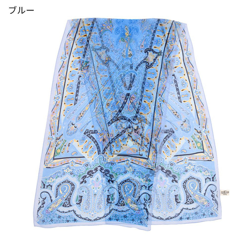 洗えるシルクスカーフ＞【Marcaオリジナル】ペルシャロング(U22-084L