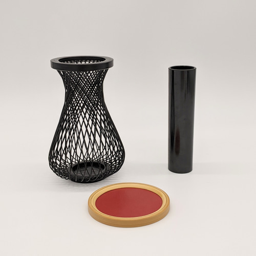 駿河竹細工 花器 フラワーアレンジメント 和モダン シンプル お茶会