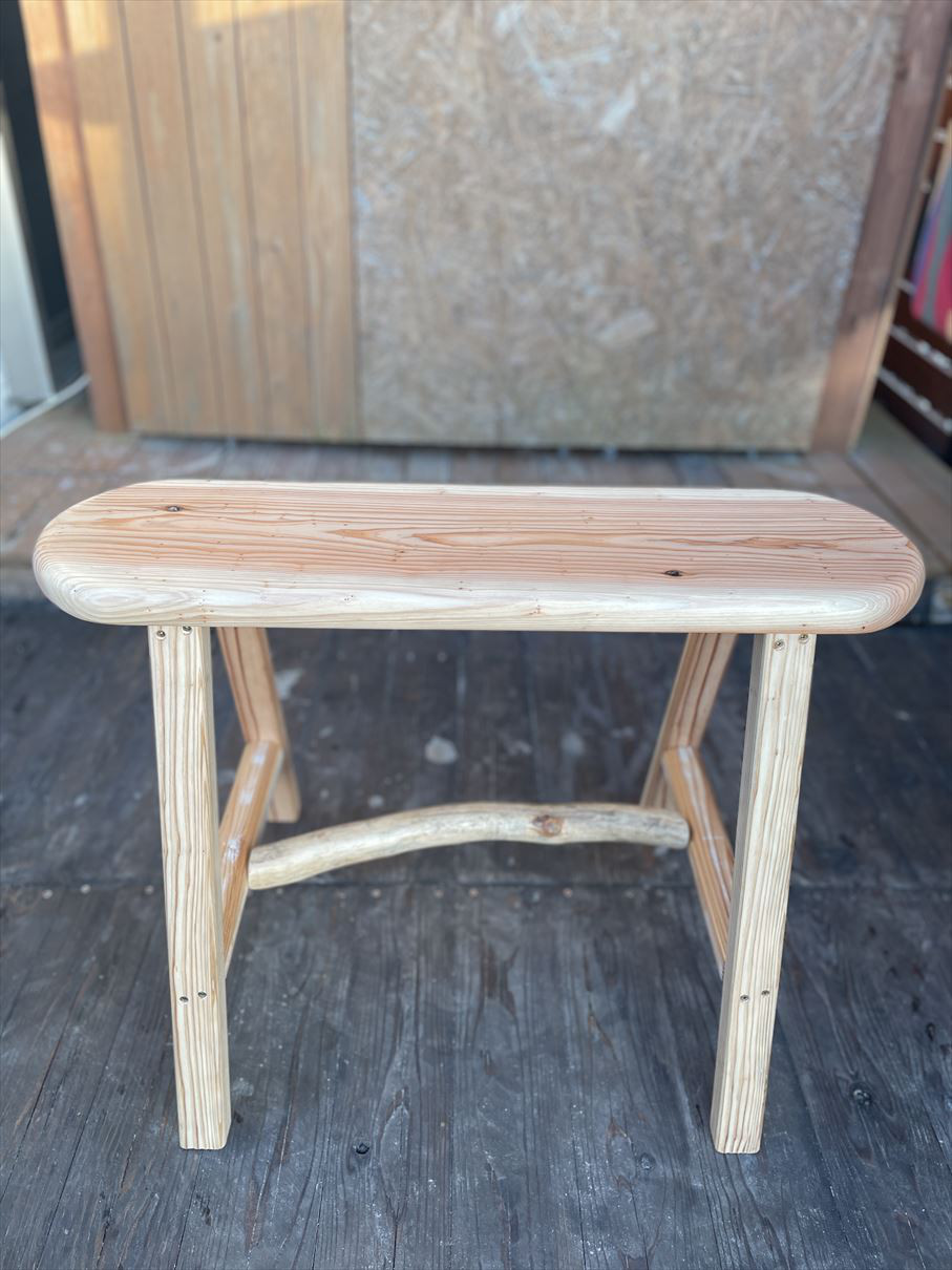 【受注生産】毎日の暮らしにちょっとしたあそび心をプラス、スケートボードハイベンチ【ウッド】【流木】【ナチュラル】