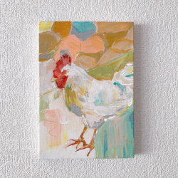 原画】ニワトリの絵 絵画 Hang 通販 15682612｜Creema(クリーマ)