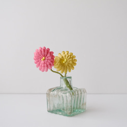 手染めの布花で彩る”染め花のコサージュ” a/ピンク 7枚目の画像