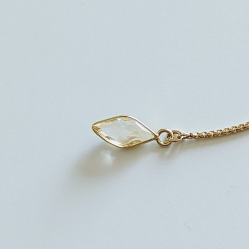 宝石質シトリン K14gf スライドボール ブレスレット 【 SLST-B-GF