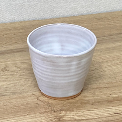 グラス・フリーカップ　〜やわらかな白色〜 1枚目の画像