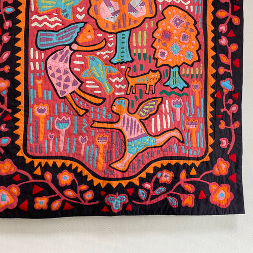 花畑で遊ぶ子供達・モラ手芸 その他インテリア雑貨 うさぎ 通販