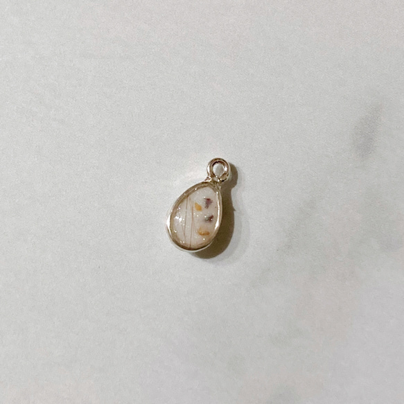 母乳アクセサリー しずくネックレス（シルバー） 母乳ジュエリー ブレストミルクジュエリー 出産・授乳・卒乳・断乳の記念に 11枚目の画像