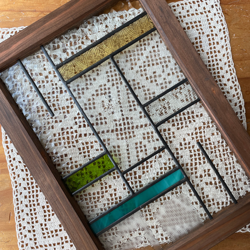 ステンドグラス パネル 大正ロマン その他インテリア雑貨 ステンド