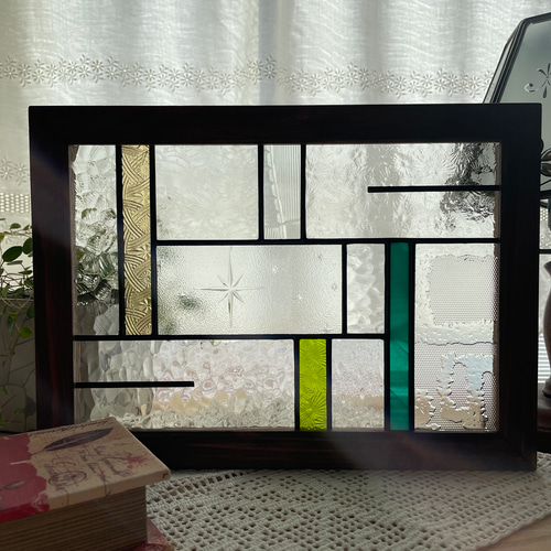 ステンドグラス パネル 大正ロマン その他インテリア雑貨 ステンド