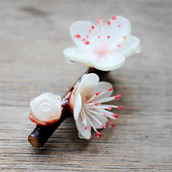 手作り押し花ヘアピン /ヘアピン/ヘアクリップギフト / ドライフラワー  