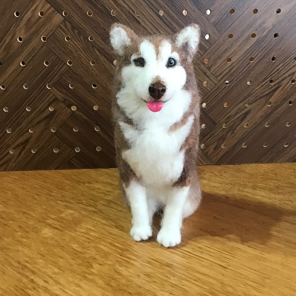 シーズー（お座りポーズ） 羊毛フェルト コーギー大好きママ
