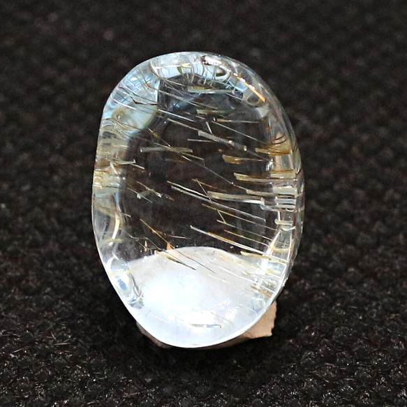 AG-L-185　天然石 ルース 素材 針入り ブルー トパーズ 約15.7ct 3枚目の画像