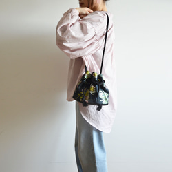 [New Premium] French Linen Botanical x Tulle Dot 2way Shoulder M 第8張的照片