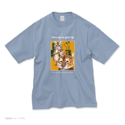 厚みのあるBIGシルエットTシャツ「トラになりたいネコ」 /送料無料 7枚目の画像