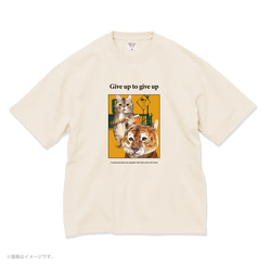 厚みのあるBIGシルエットTシャツ「トラになりたいネコ」 /送料無料 6枚目の画像