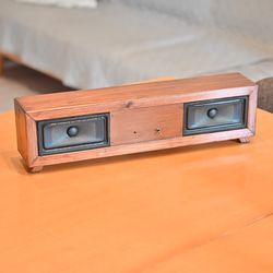 スマホスピーカー　角型　Bluetooth接続　木製　オーディオ　ステレオ　スマホスタンド付 6枚目の画像