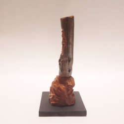 木彫刻 小さな仏像 『 不動明王 B 』野仏 オリジナル　ハンドメイド 不動　仏像彫刻 5枚目の画像