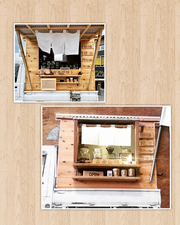 動画あり 憧れのキッチンカー　オーダーメイド・フードトラック・移動販売車・イベント車・LED・ミニチュアショップ 