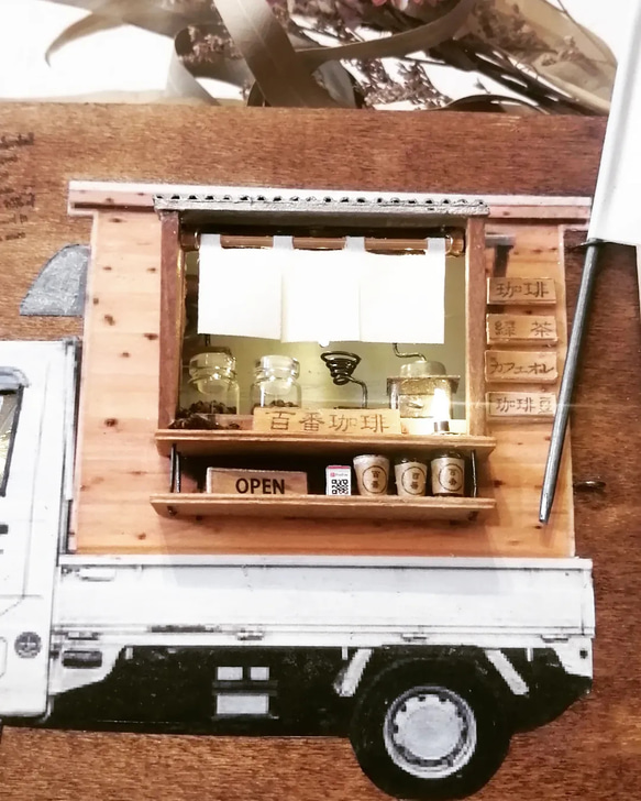 動画あり 憧れのキッチンカー　オーダーメイド・フードトラック・移動販売車・イベント車・LED・ミニチュアショップ 