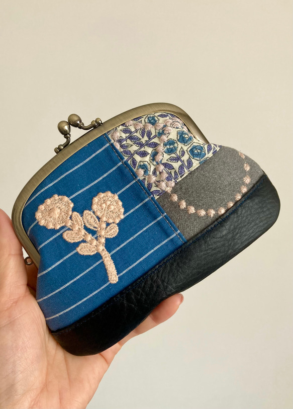 ミナペルホネン親子がま口財布