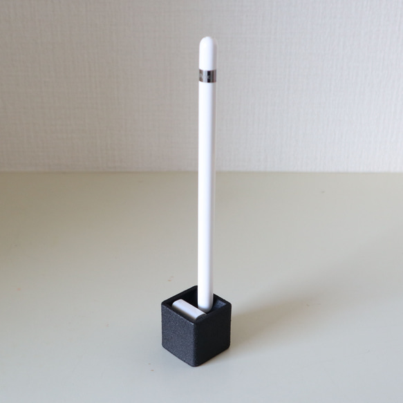 TABLET PEN STAND　CUBOY apple penicilスタンド タブレットペン　黒 ブラック 7枚目の画像