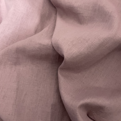 明日も着たくなる♡柔らかガーゼの様な綿麻くったりエプロンワンピース　くすみピンク 8枚目の画像