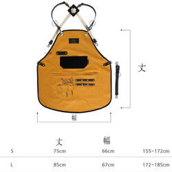 理容 美容エプロン 職人 シザーエプロン 作業エプロン デニムエプロン レザーエプロン かっこいい ショップエプロン ア 7枚目の画像