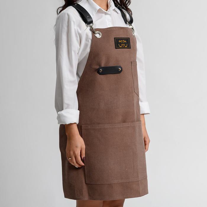 理容 美容エプロン 職人 シザーエプロン 作業エプロン デニムエプロン レザーエプロン かっこいい ショップエプロン ア